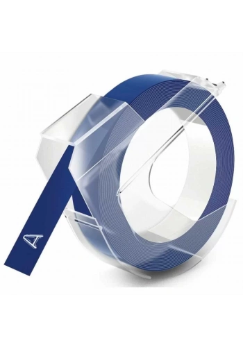 DYMO Mavi 3D Plastik Kabartma Yedek Şerit (9mm x 3mt)