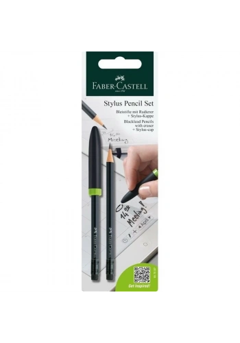 FABER-CASTELL STYLUS KURŞUN KALEM 2Lİ BLİSTER (187597)