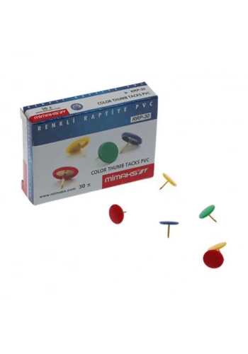 MİMAKS RRP30 RENKLİ RAPTİYE 30 ADET