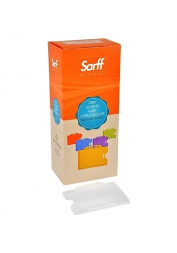 SARFF KART MUHAFAZA KABI ÇİFT YÖNLÜ 25 Lİ PK 15323036