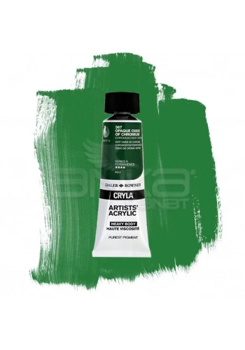 Daler Rowney Cryla Artist Akrilik Boya 75ml 367 Opaque Oxide Of Chromium Seri A