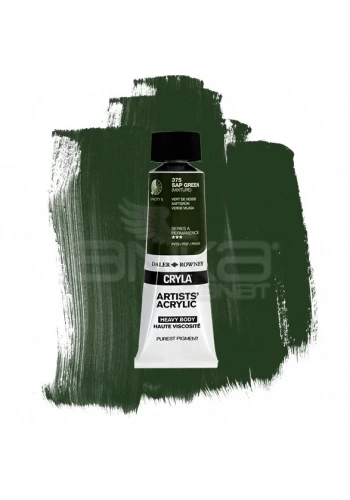 Daler Rowney Cryla Artist Akrilik Boya 75ml 375 Sap Green Seri A