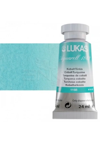 Lukas Aquarell 1862 Artist 24ml Sulu Boya 1168 Cobalt Turkuaz Seri 2