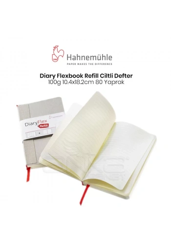 Hahnemühle Diary Flexbook Refill 100g 10.4x18.2cm 80 Yaprak