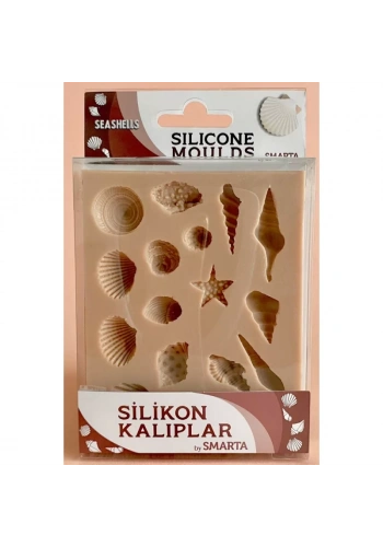 Smarta Deniz Kabukları Slikon Kalıp 10x13cm