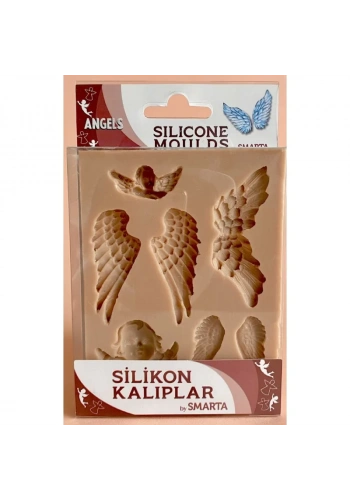 Smarta Melekler Slikon Kalıp 10x13cm