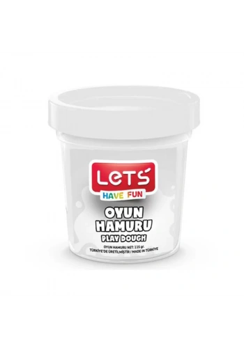 LETS OYUN HAMURU BEYAZ 115 gr L8440-5