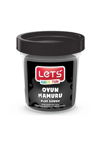 LETS OYUN HAMURU SİYAH 115 gr L8440-10