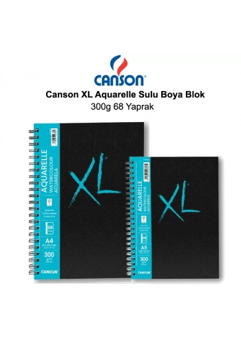 Canson XL Aquarelle Sulu Boya Blok 300g 68 Yaprak