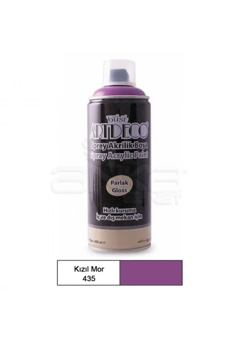 Artdeco Akrilik Sprey Boya 400ml 435 Kızıl Mor