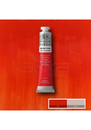 Winsor & Newton Winton Yağlı Boya 200ml 107 Cadmium Scarlet Hue