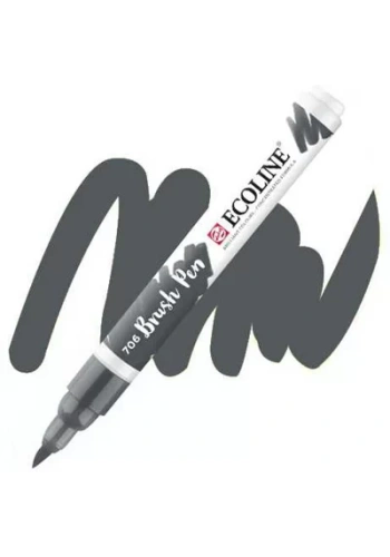 Talens Ecoline Brush Pen Deep Grey