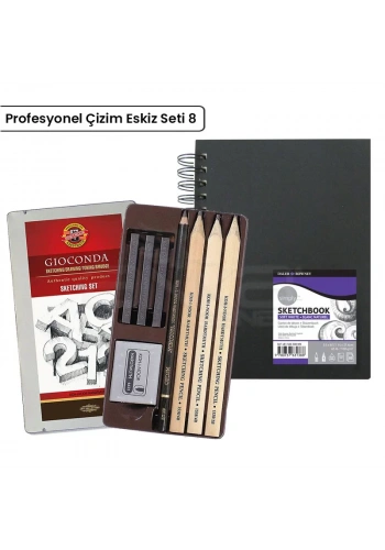 Profesyonel Çizim Eskiz Seti 8