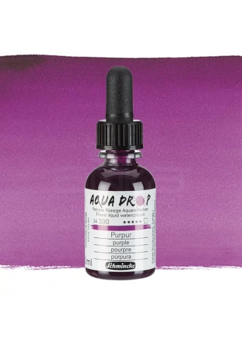 Schmincke Aqua Drop Sıvı Sulu Boya 30ml 390 Purple