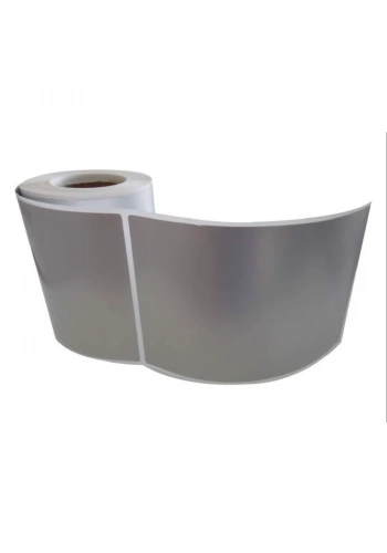 300lü Sarım Tekli Silver Mat Barkod Etiketi 100 x 100