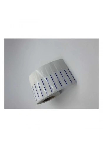 1250 Sarım Kuyumcu Etiketi Renkli Çizgili (İthal ) 10 x 72  Mavi