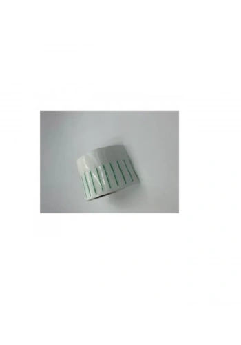 1250 Sarım Kuyumcu Etiketi Renkli Çizgili (İthal ) 10 x 72  Yeşil