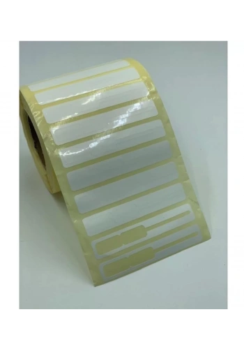 1250li Çemberli Kuyumcu Etiketi Opak PP 08 x 69 İthal