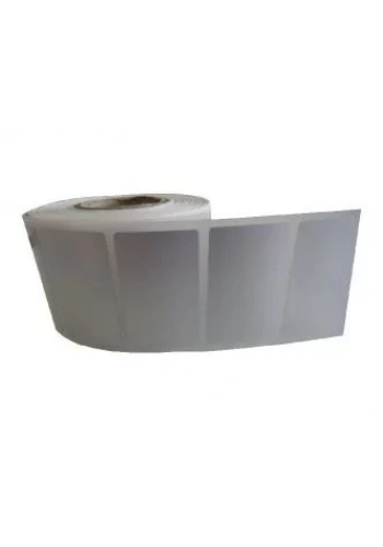 SİLVER MAT BARKOD ETİKETİ 40X60 TEKLİ 1000 LİK SARIM