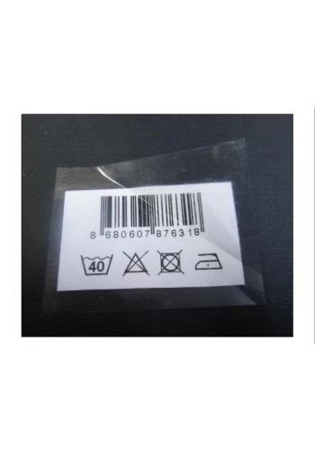 50X75 PVC ŞEFFAF ETİKET 750 Lİ SARIM