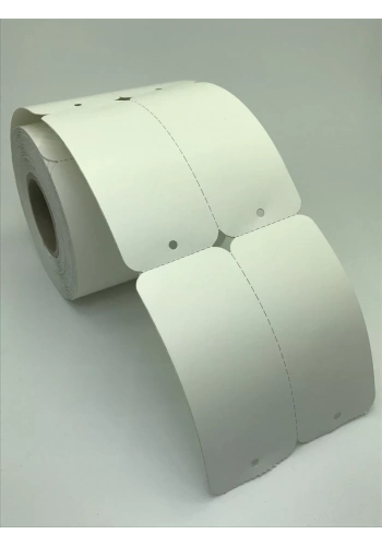 KARTON SALLAMA TEKSTİL ETİKETİ BOŞ 50X100 2 Lİ 500 SARIM