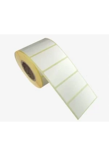 PP OPAK ETİKETİ 40X60 TEKLİ 1000 ´ LİK RULO