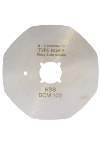 B+S Suprena Yuvarlak Kesim Motor Yüksek Karbonlu 8 Köşe Bıçak/ R1