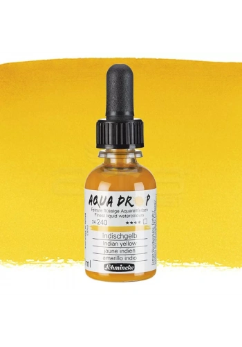Schmincke Aqua Drop Sıvı Sulu Boya 30ml 240 Indian Yellow