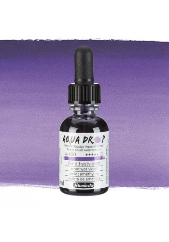 Schmincke Aqua Drop Sıvı Sulu Boya 30ml 400 Amethyst Violet