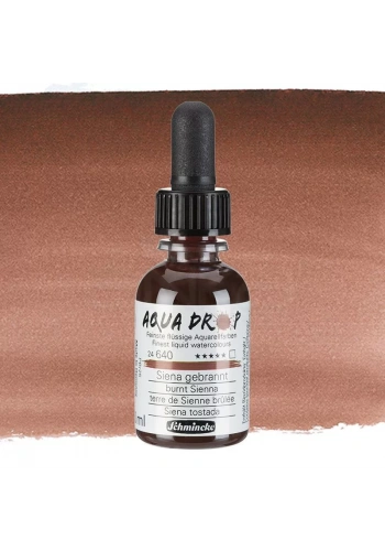 Schmincke Aqua Drop Sıvı Sulu Boya 30ml 640 Burnt Sienna