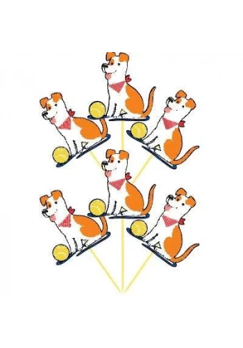 Dost Patiler Şekilli Kürdan 12 Adet