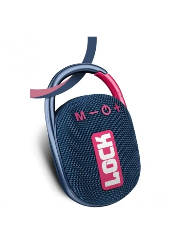 POWERWAY LOCK WİRELESS BLUETOOTH SPEAKER MAVİ