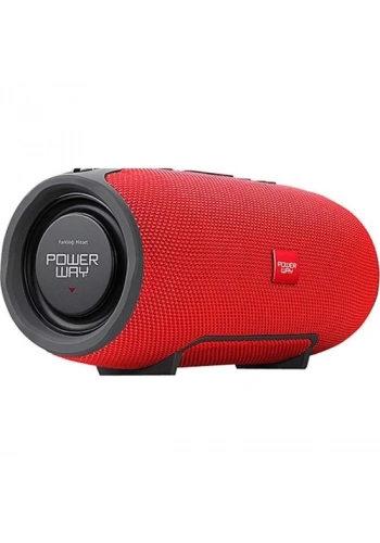POWERWAY WRX08 EXTRABASS WİRELESS SPEAKER KIRMIZI