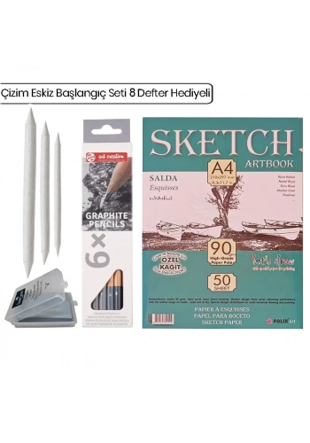 Çizim Eskiz Başlangıç Seti 8
