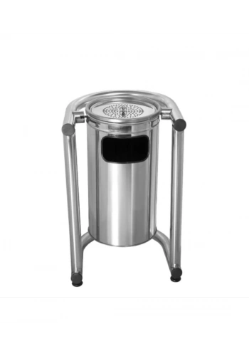 Bahçe Tipi Krom-Paslanmaz Çöp Kovası ( 1 Adet )