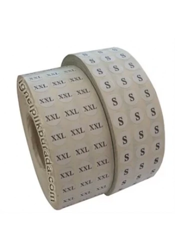 Beden Etiketi M (1 Rulo 3500 Adet)