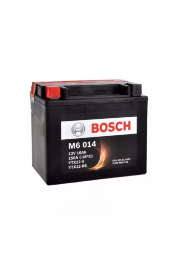 Bosch M6 10 YTX12-4 YTX12-BS 12V 10 Ah Motosiklet Aküsü