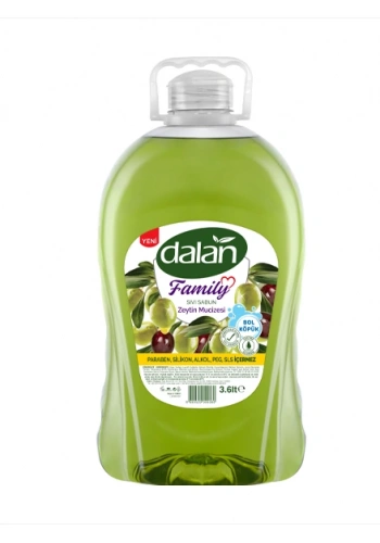 Dalan Famıly Sıvı El Sabunu 3,6 lt (1 Adet)