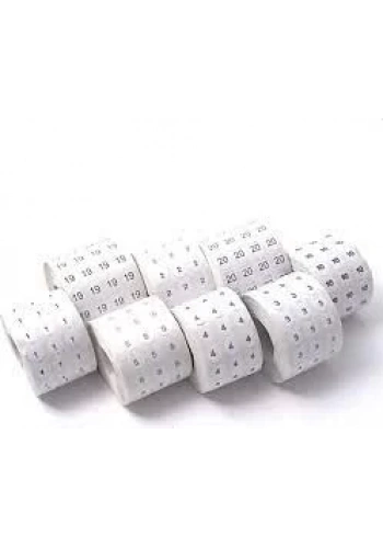 Fdm Numaralı Etiket 36 Numara (1 Rulo 5000 Adet)