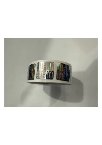 KARE 2CM X 2CM HOLOGRAM GÜVENLİK ETİKETİ 1000 ADET