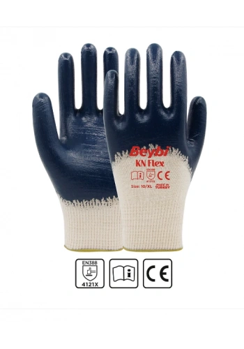 KN-Flex İş Eldiveni Nitril Kaplama Pamuk ( 48 Çift )