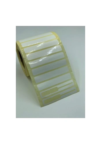 KUYUMCU ETİKETİ ÇEMBERLİ (İTHAL) 08MMX69MM OPAK PP 1250 LİK