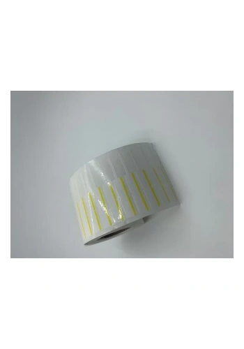 KUYUMCU ETİKETİ RENKLİ ÇİZGİLİ (İTHAL)10 X 72 1250 SARIM SARI