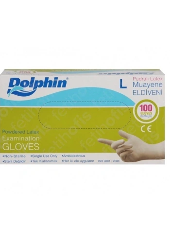 Lateks Muayene Eldiveni Pudralı ( L ) 20 Kutu