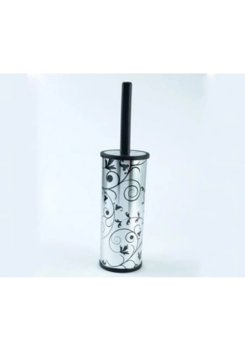 Metalik Klozet Fırça Takımı Yuvarlak ( 6 Adet )