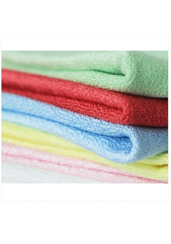 Mikrofiber Bez Parlak Doku 50x70 cm ( 10 Adet )