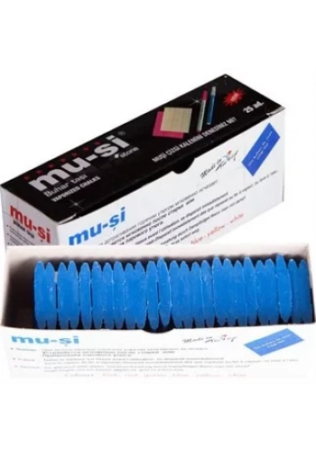 Muşi Çizgi Taşı Mavi Renk 25 Adet