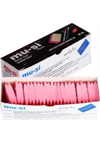 Muşi Çizgi Taşı Pembe Renk 25 Adet