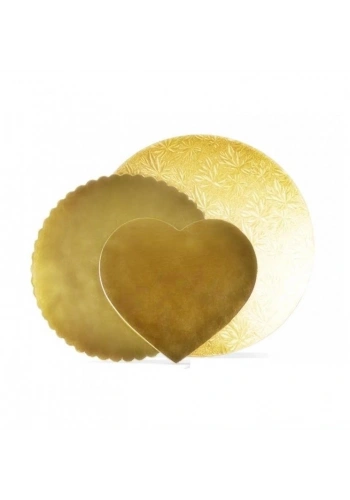 Pasta Turta Mendili - Altlığı Mono Kalp ( 50 Adet)