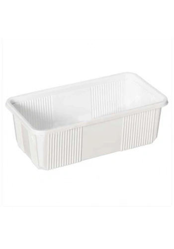 Plastik Dondurma Kabı Beyaz 1000 Gr ( 500 Adet )